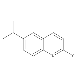 Quinoline, 2-chloro-6-(1-methylethyl)-结构式