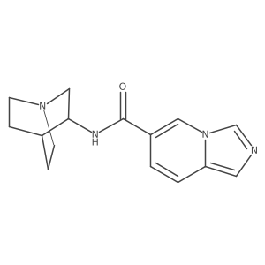 N-(3R)-1-Azabicyclo[2.2.2]oct-3-ylimidazo[1,5-a]pyridine-6-carboxamide Structure