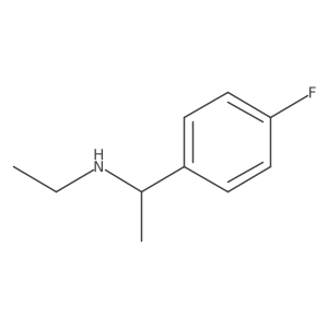 Ethyl[1-(4-fluorophenyl)ethyl]amine Structure