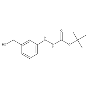CC(C)(C)OC(=O)NNc1cccc(CO)c1结构式