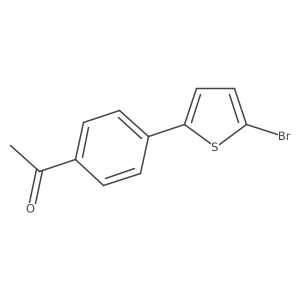 1-[4-(5-Bromothiophen-2-yl)phenyl]ethan-1-one Structure