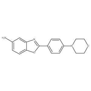 2-(4-Morpholin-4-ylphenyl)-1,3-benzoxazol-5-amine Structure