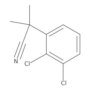 2-(2,3-Dichlorophenyl)-2-methylpropanenitrile结构式