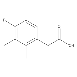 2,3-Dimethyl-4-fluorophenylacetic acid Structure