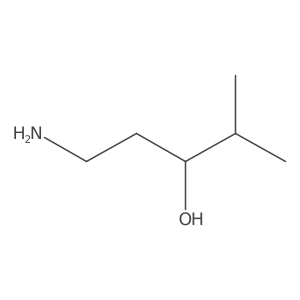(R)-1-Amino-4-methylpentan-3-ol结构式