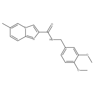 N-(3,4-dimethoxybenzyl)-6-methylimidazo[1,2-a]pyridine-2-carboxamide Structure