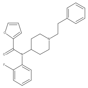 o-Fluoro-2-furanylfentanyl Structure