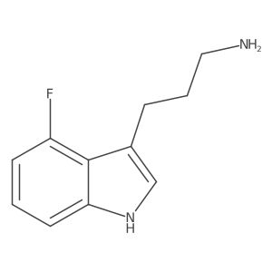 3-(4-Fluoro-3-indolyl)-1-propanamine Structure