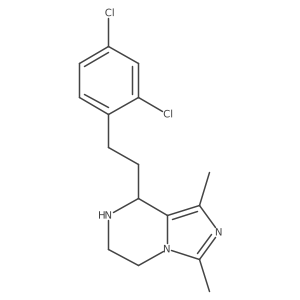 8-[2-(2,4-Dichlorophenyl)ethyl]-1,3-dimethyl-5,6,7,8-tetrahydroimidazo[1,5-a]pyrazine Structure