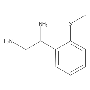 1-[2-(Methylthio)phenyl]-1,2-ethanediamine结构式
