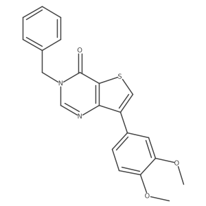 COc1ccc(-c2csc3c(=O)n(Cc4ccccc4)cnc23)cc1OC结构式