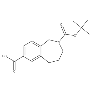 6-Boc-6-azabenzocycloheptane-2-carboxylicacid Structure