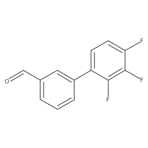 3-(2,3,4-trifluorophenyl)benzaldehyde结构式