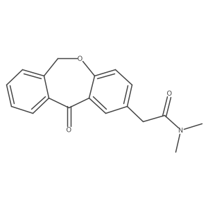 Dibenz[b,e]oxepin-2-acetamide, 6,11-dihydro-N,N-dimethyl-11-oxo-结构式