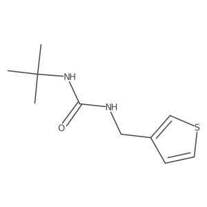1-(Tert-butyl)-3-(thiophen-3-ylmethyl)urea Structure