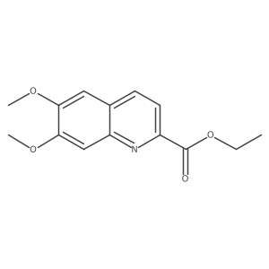 Ethyl 6,7-dimethoxy-2-quinolinecarboxylate结构式