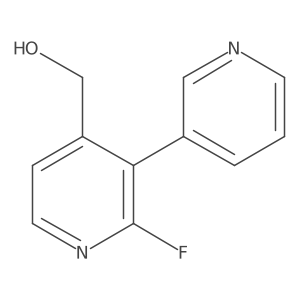 (2-Fluoro-3-pyridin-3-ylpyridin-4-yl)methanol结构式