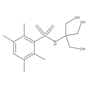N-[2-hydroxy-1,1-bis(hydroxymethyl)ethyl]-2,3,5,6-tetramethylbenzenesulfonamide结构式