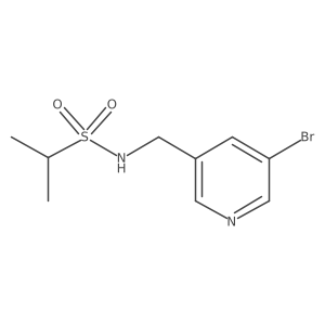 N-((5-Bromopyridin-3-yl)methyl)propane-2-sulfonamide Structure