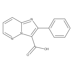 2-Phenylimidazo[1,2-b]pyridazine-3-carboxylic acid结构式