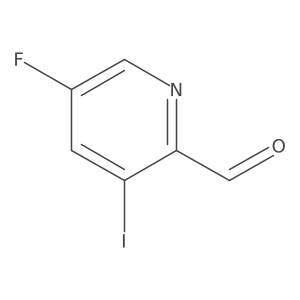 5-Fluoro-3-iodopicolinaldehyde Structure