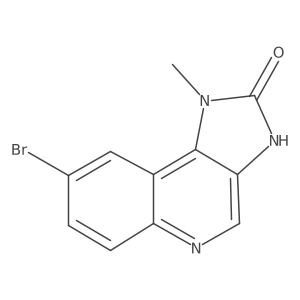 8-bromo-1-methyl-1H-imidazo[4,5-c]quinolin-2(3H)-one Structure