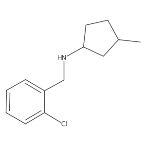 N-[(2-chlorophenyl)methyl]-3-methylcyclopentan-1-amine Structure