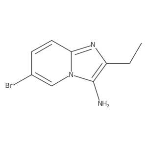 6-Bromo-2-ethylimidazo[1,2-a]pyridin-3-amine Structure