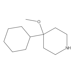 4-Cyclohexyl-4-methoxypiperidine Structure