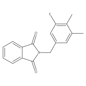 N-(3-Fluoro-4,5-dimethylbenzyl)phthalimide Structure