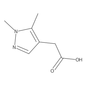 2-(1,5-dimethyl-1H-pyrazol-4-yl)acetic acid Structure
