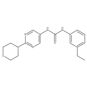 1-(3-Ethylphenyl)-3-(2-morpholinopyrimidin-5-yl)urea Structure