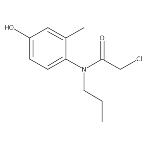 2-Chloro-N-(4-hydroxy-2-methylphenyl)-N-propylacetamide结构式