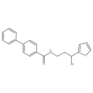 N-(3-(furan-2-yl)-3-hydroxypropyl)-[1,1'-biphenyl]-4-carboxamide Structure
