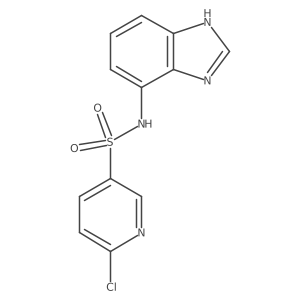 N-(1H-Benzimidazol-4-yl)-6-chloropyridine-3-sulfonamide Structure