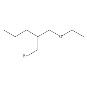 2-(Bromomethyl)-1-ethoxypentane结构式