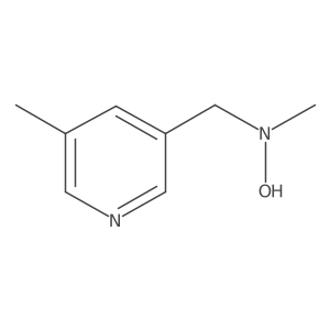 N-methyl-N-[(5-methylpyridin-3-yl)methyl]hydroxylamine结构式