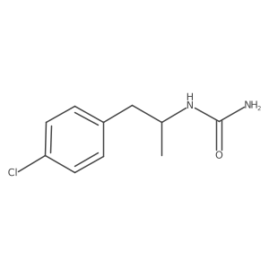 N-[2-(4-Chlorophenyl)-1-methylethyl]urea结构式