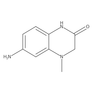 6-Amino-4-methyl-3,4-dihydroquinoxalin-2(1H)-one结构式