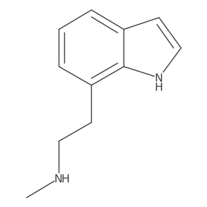 [2-(1H-indol-7-yl)ethyl](methyl)amine结构式