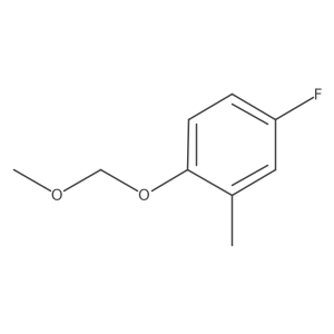 4-Fluoro-1-(methoxymethoxy)-2-methylbenzene结构式