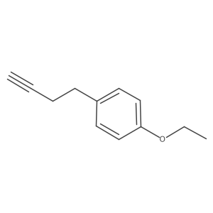 1-but-3-ynyl-4-ethoxy-benzene结构式