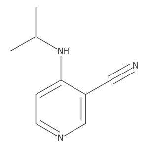 4-[(1-Methylethyl)amino]-3-pyridinecarbonitrile Structure