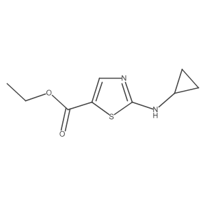 Ethyl 2-(cyclopropylamino)thiazole-5-carboxylate Structure