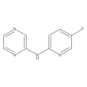 N-(5-Fluoropyridin-2-yl)pyrazin-2-amine Structure