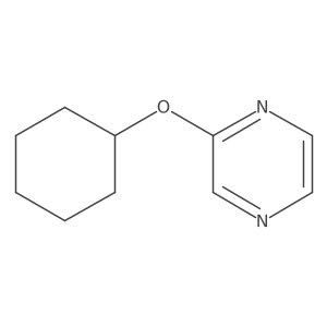 2-(Cyclohexyloxy)pyrazine Structure