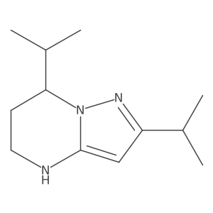2,7-bis(propan-2-yl)-4H,5H,6H,7H-pyrazolo[1,5-a]pyrimidine Structure