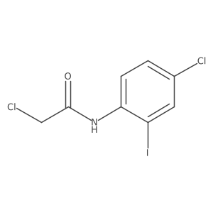 2-Chloro-N-(4-chloro-2-iodophenyl)acetamide Structure