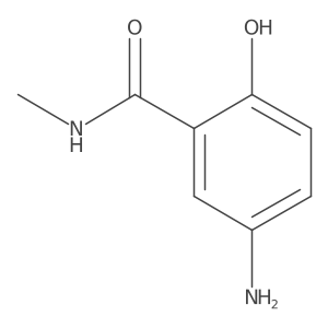 5-Amino-2-hydroxy-N-methylbenzamide结构式