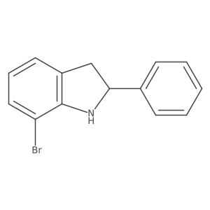 7-Bromo-2-phenylindoline Structure